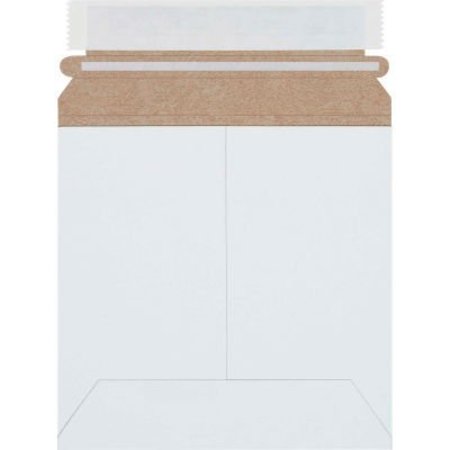 THE PACKAGING WHOLESALERS Stayflats Plus¬Æ Self-Seal Mailers, 6"W x 6"L, White, 200/Pack ENVRM9PSWSS